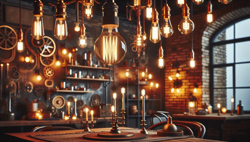 Ampoule LED filament style industriel : design vintage et éclairage éco pour une déco loft tendance