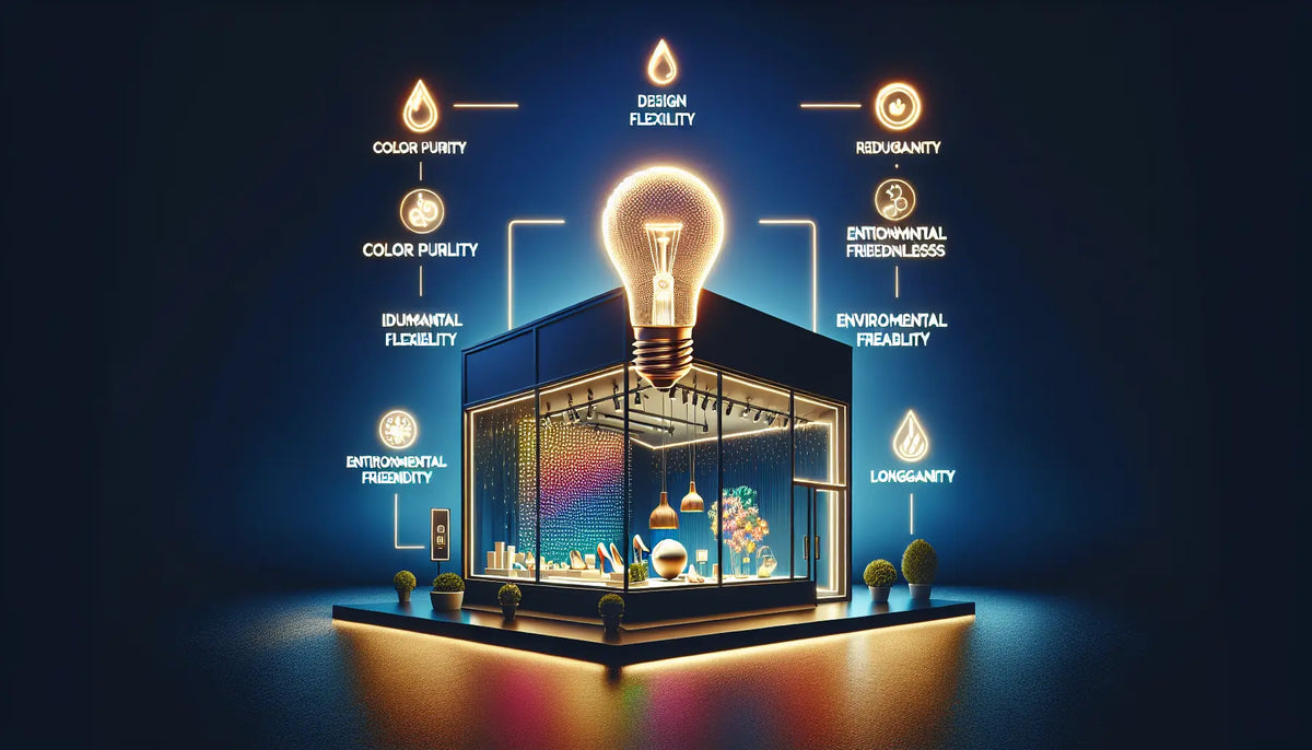 Optimisez vos vitrines commerciales avec des ampoules LED : éclairage moderne, économique et écologique