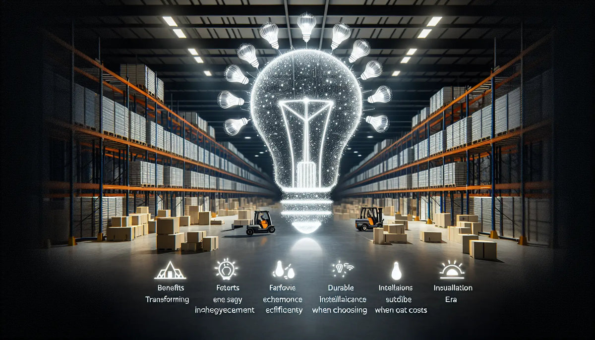 Ampoules LED pour entrepôt : améliorez sécurité, efficacité et économies avec un éclairage industriel intelligent