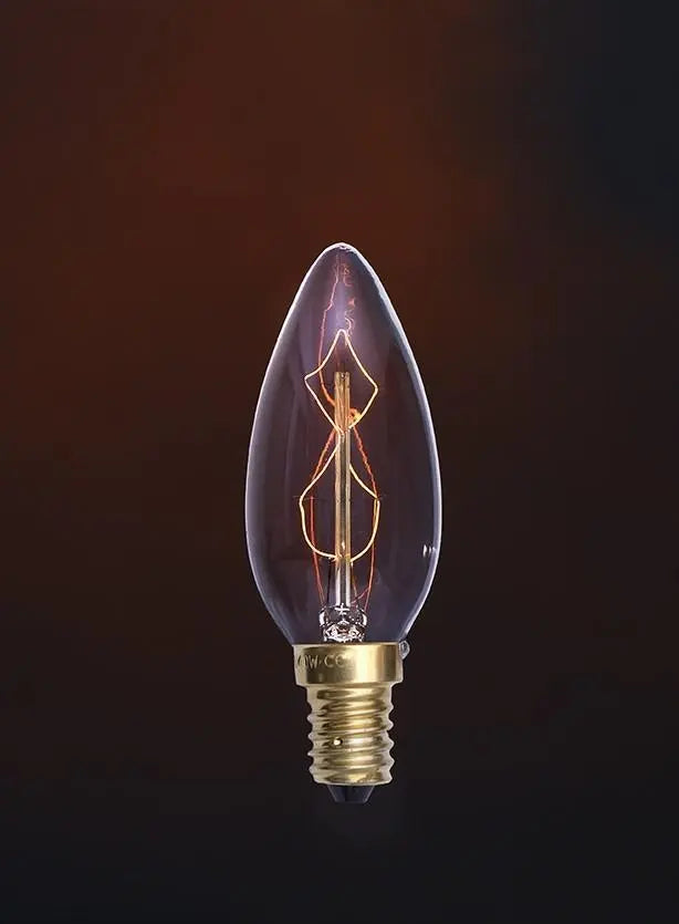 Ampoule flamme C35 E14 40W : comment retrouver l'éclat ambré d'un lustre ancien ?