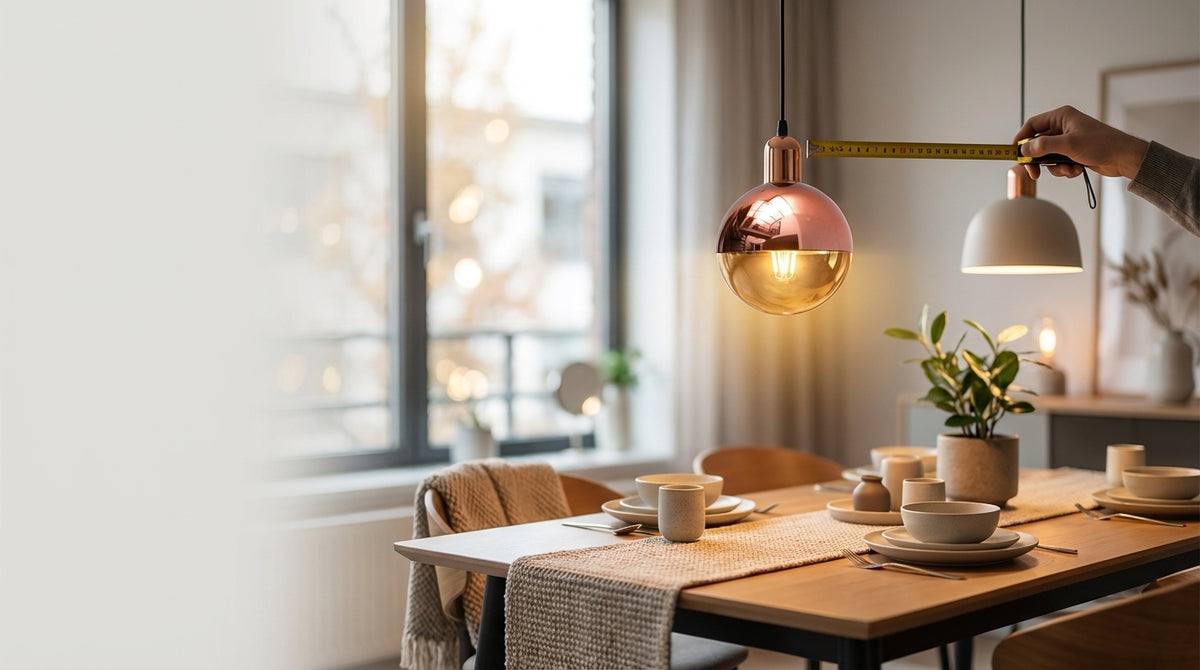 Comment appliquer une règle pratique pour choisir une suspension en respectant les normes d’éclairage décoratif ?