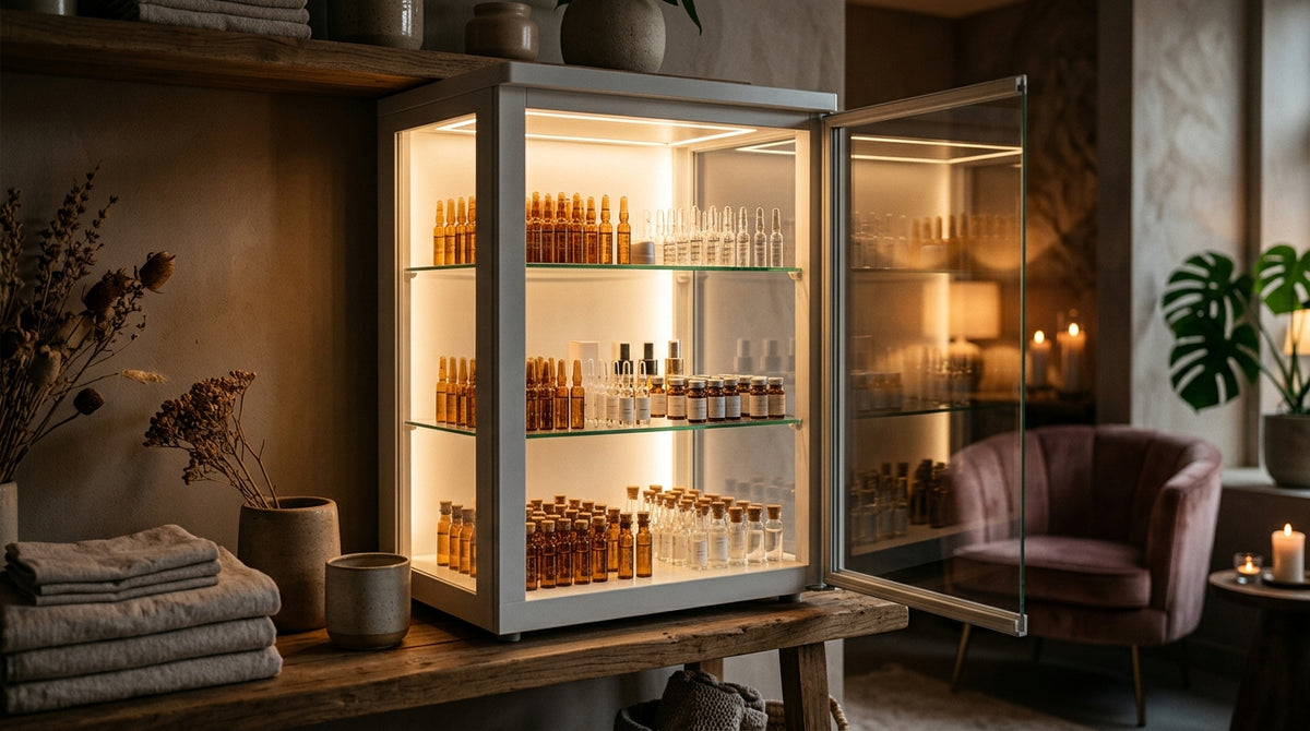 ampoule vitrine refrigeree - guide Jurassic Light