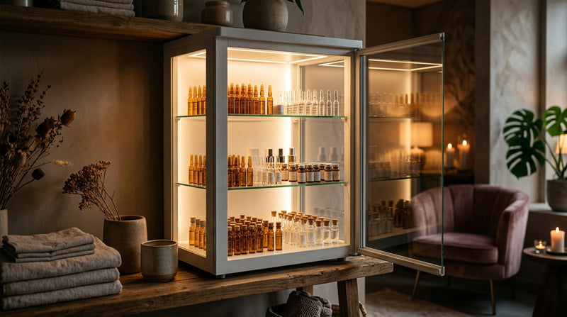 ampoule vitrine refrigeree - guide Jurassic Light