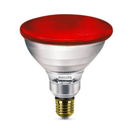 Lampe infrarouge chauffante PAR38 100 W E27 rouge Philips
