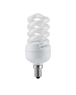 Ampoule fluocompacte E14 spirale ou 3U – 7 à 15 W, 2700 K ou 4000 K