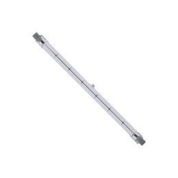 Crayon halogène linéaire R7s de 189 mm en quartz clair, avec un contact à chaque extrémité