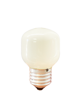 Ampoule tube opale T45 40 W, verre opale, culot E27