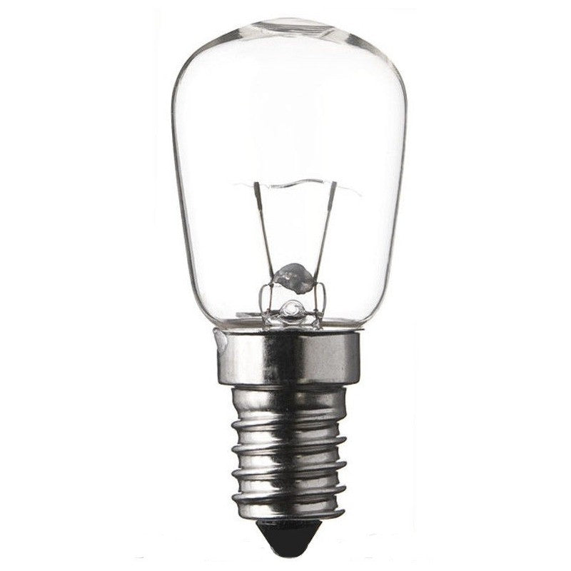 Petite ampoule tube 12 V en verre clair à culot à vis E14, filament visible