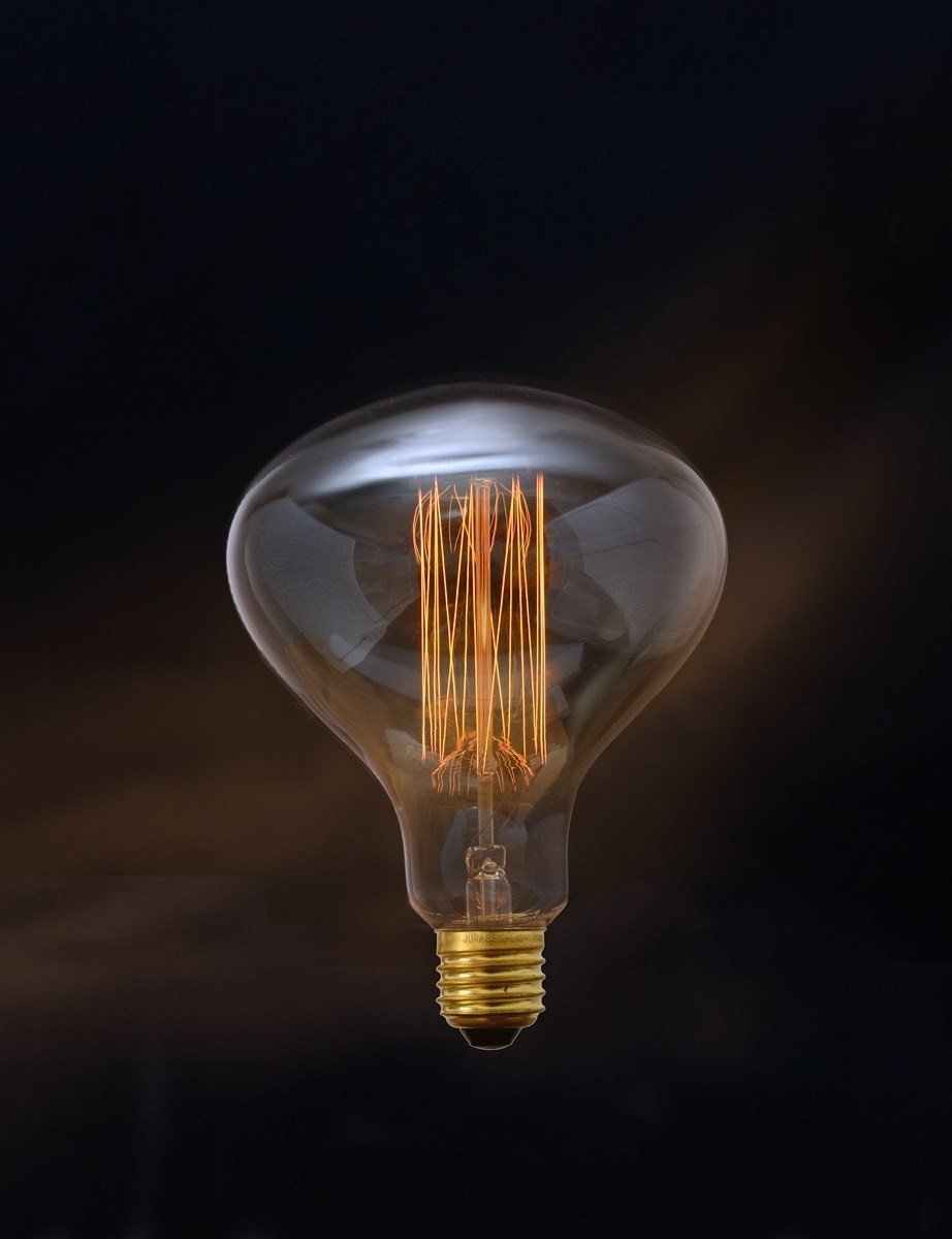 Ampoule Edison à filament cage d'écureuil dimmable E27 60 W