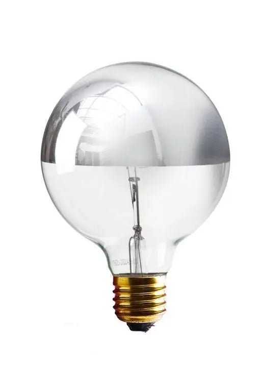 Ampoule calotte argentée globe 125MM Jurassic-Light