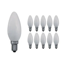 ampoule flamme incandescente dépolie e14 à filament