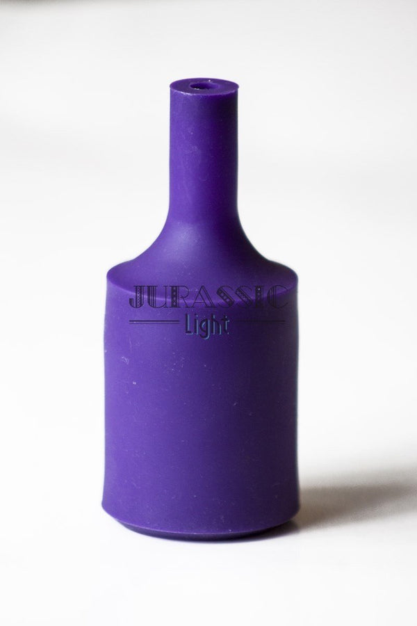 Douille silicone violette E27 avec serre-câble - Jurassic-Light