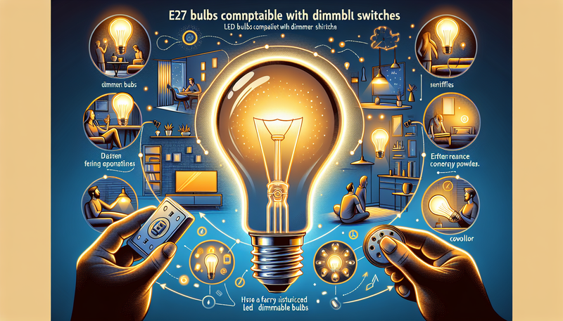 Ampoules E27 compatibles variateurs : Guide complet pour choisir les meilleures LED dimmables