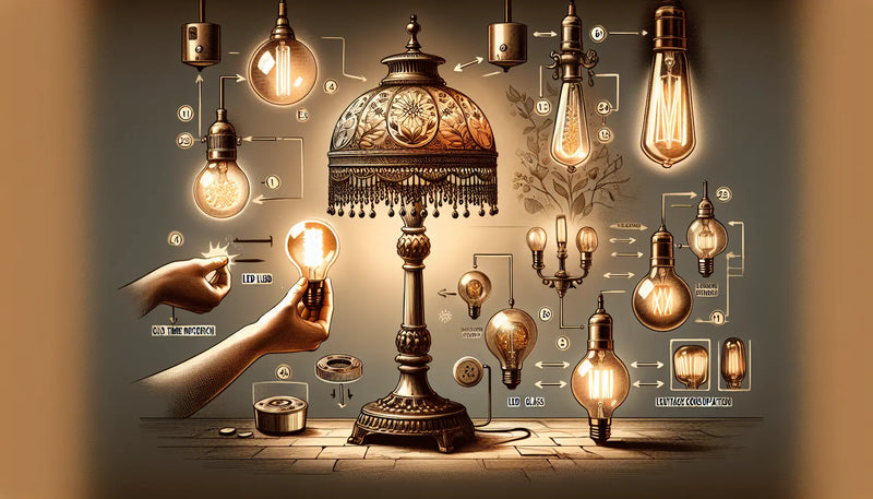 Ampoules LED vintage : modernisez vos luminaires anciens avec style rétro et efficacité énergétique