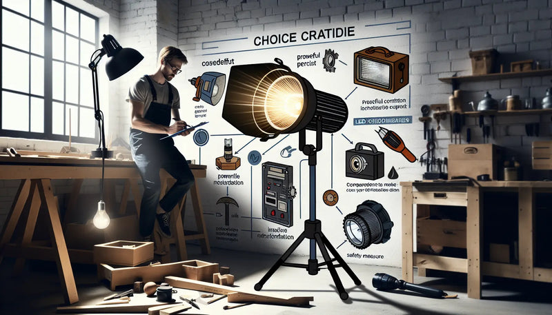 Lampe halogène atelier : guide complet pour un éclairage puissant, précis et abordable