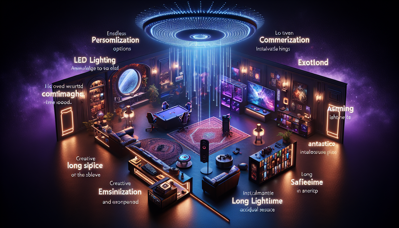 Comment Transformer Votre Salle de Jeux en Espace Gaming Immersif avec l'Éclairage LED