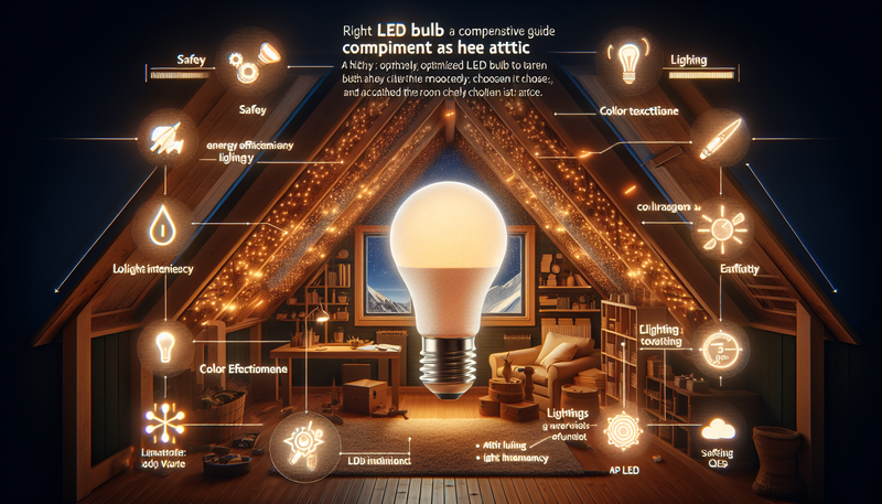 Comment choisir une ampoule LED pour grenier : guide complet pour un éclairage efficace, sécurisé et économique