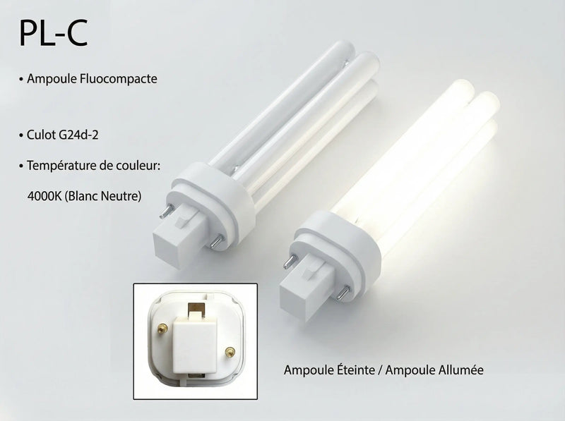 Ampoule G24D-2 18W 4000K – Remplacement exact pour vos luminaires tertiaires | Stock France