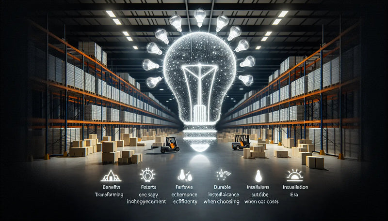 Ampoules LED pour entrepôt : améliorez sécurité, efficacité et économies avec un éclairage industriel intelligent