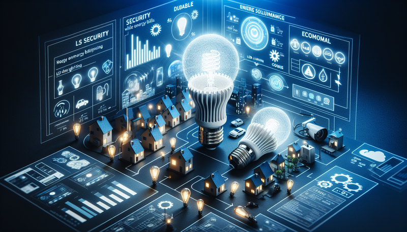 Éclairage LED extérieur : optimisez votre sécurité et réduisez votre consommation d’énergie grâce à une solution performante et économique