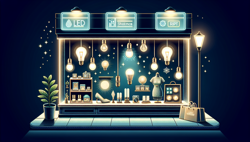 Éclairage de vitrine : pourquoi choisir les ampoules LED pour un rendu esthétique et des économies d'énergie