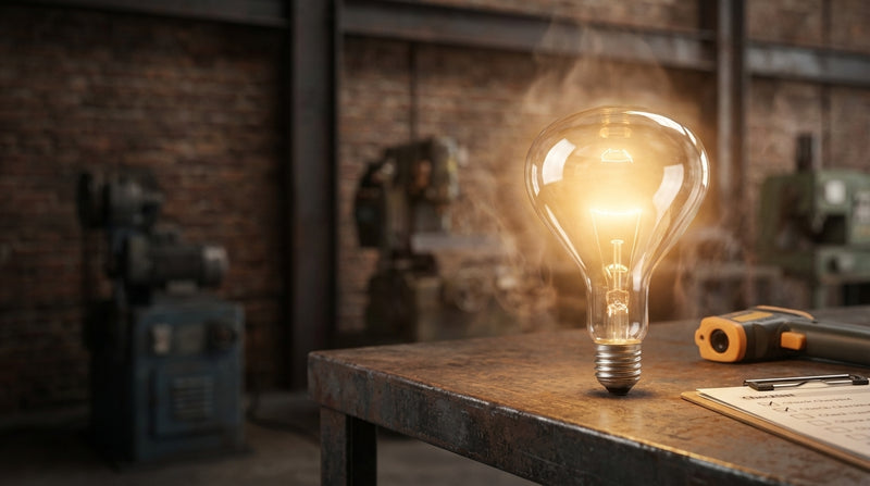 Quel type de lampe est soumis à un problème de température élevée ?
