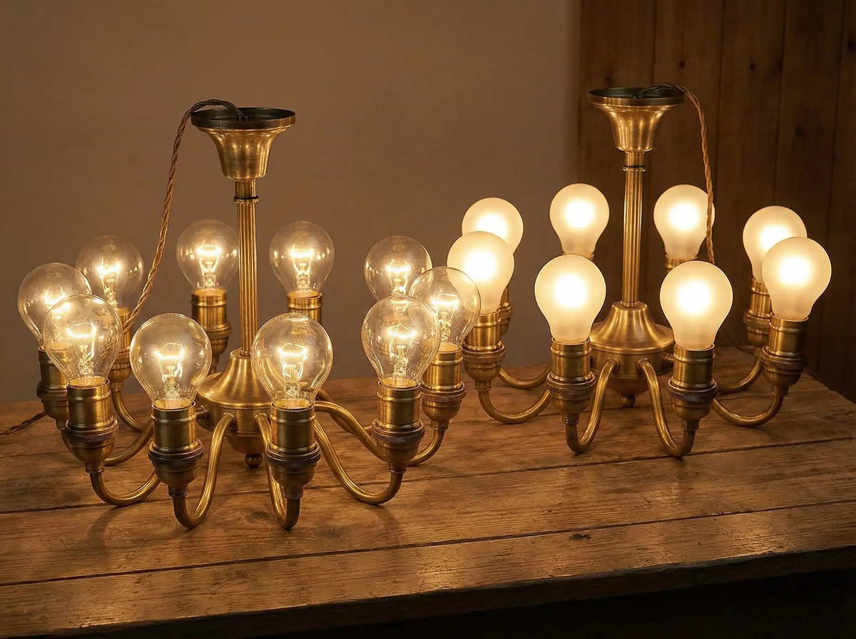 Ampoule Sphérique E27 à Incandescence : Lot de 10