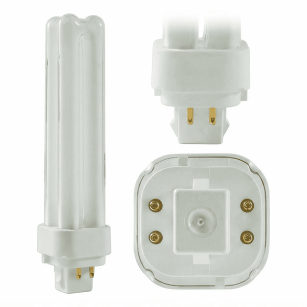 Lot De 4 Ampoules LED G24 9W 900LM - Équivalent 20W CFL, Blanc Naturel 4000K, Rotatives Et Économiques