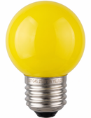 Ampoule LED E27 sphérique 1.5W couleur rouge pour guirlande guinguette