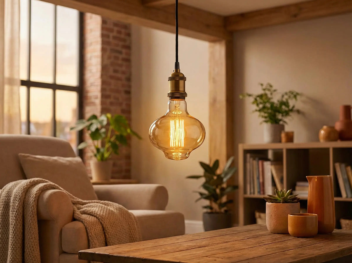 Ampoule à filament Edison G80D E27 60W – Modèle Bruce – Vintage décorative Jurassic-Light