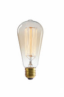Ampoule Edison ST64 E27 filament tungstène 60 W – Décoratif 