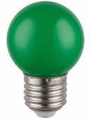 Ampoule LED E27 Sphérique 1.5W Couleur – Rouge, Jaune, Vert ou Bleu