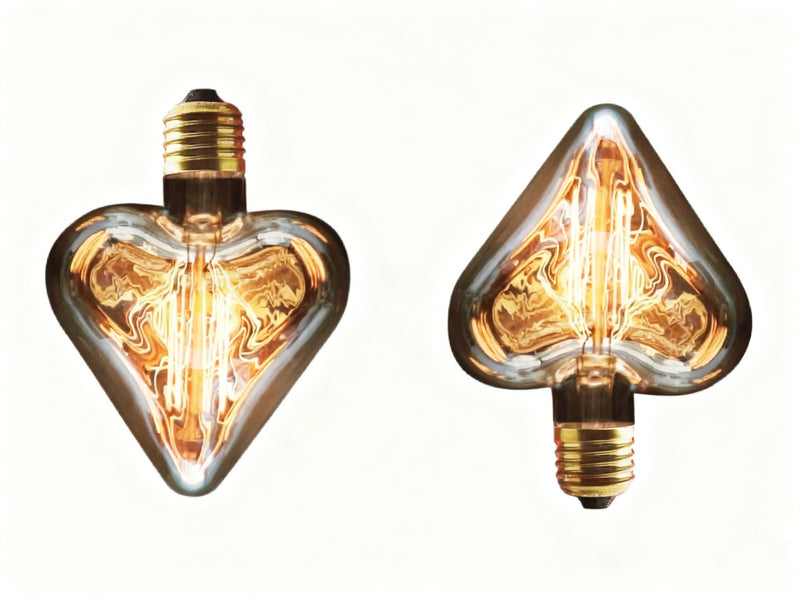 Ampoule Edison E27 Forme Cœur 60W Vintage