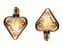Ampoule Edison E27 Forme Cœur 60W Vintage