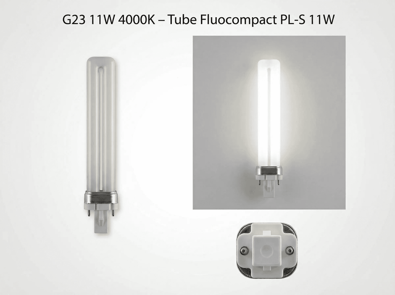 G23 11W 4000K – Tube Fluocompact PL-S 11W Jurassic-Light