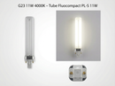 G23 11W 4000K – Tube Fluocompact PL-S 11W
