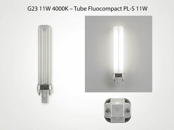 G23 11W 4000K – Tube Fluocompact PL-S 11W Jurassic-Light