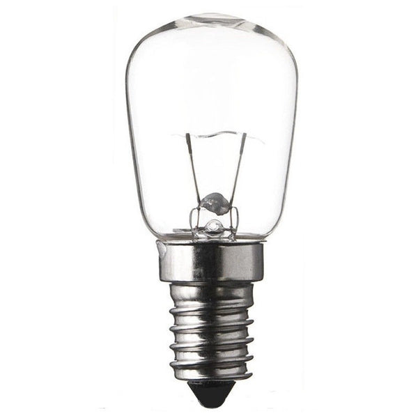 Petite ampoule tube 12 V en verre clair à culot à vis E14, filament visible