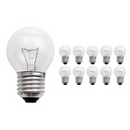 Ampoule sphérique filament verre clair e27 15w 25w 40w 60w