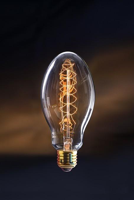 Ampoule à filament ellipsoidale dimmable E27 60 W modèle Shannon - Jurassic-Light