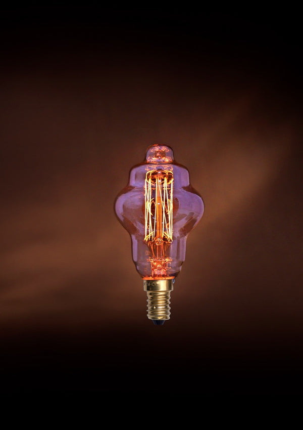 Ampoule à filament fantaisiste dimmable E14 60 W modèle Leo - Jurassic-Light