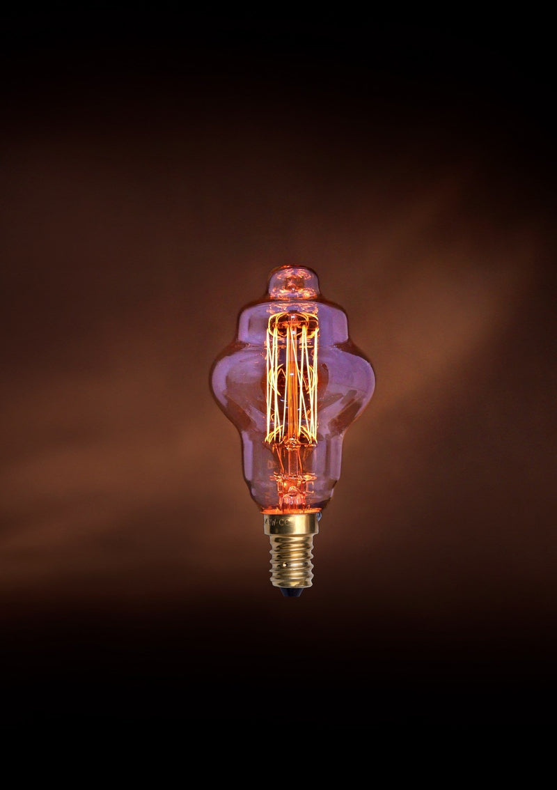 Ampoule à filament fantaisiste dimmable E14 60 W modèle Leo - Jurassic-Light