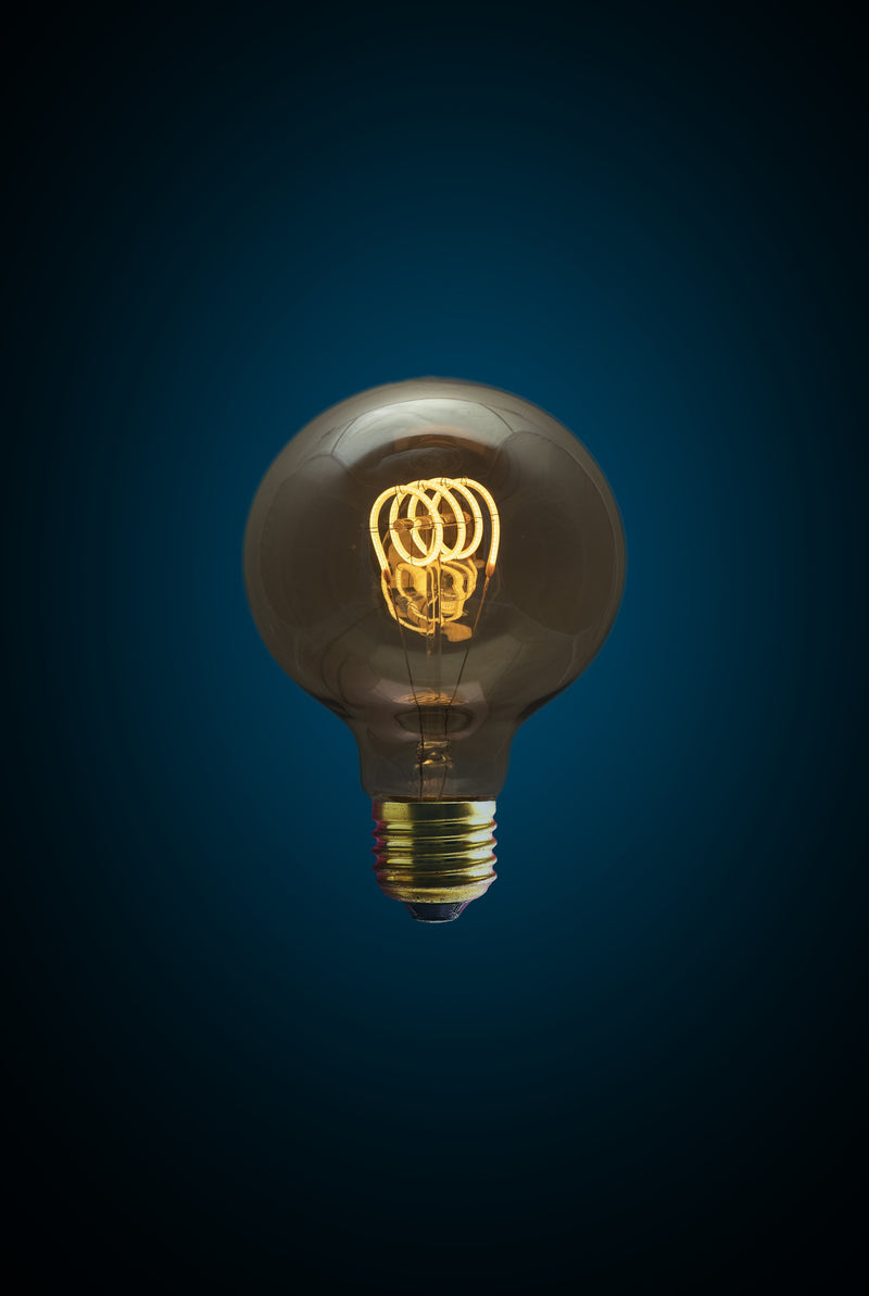Ampoule LED globe à filament dimmable E27 4 W équivalant à 50 W modèle KATE - Jurassic-Light