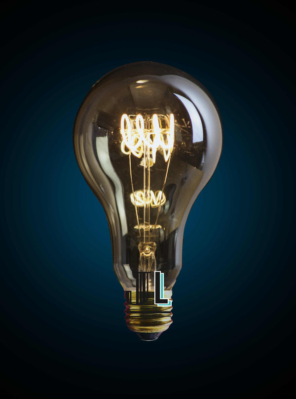 Ampoule LED poire à filament dimmable E27 4 W équivalant à 50 W modèle ROSE - Jurassic-Light