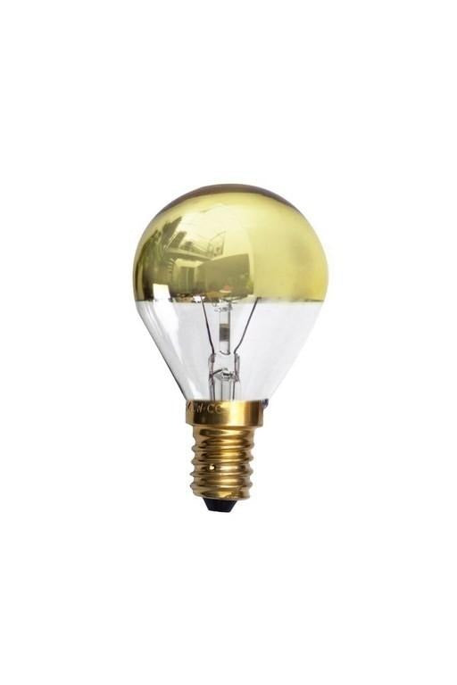Ampoule LED E27 effet miroir doré - 4W