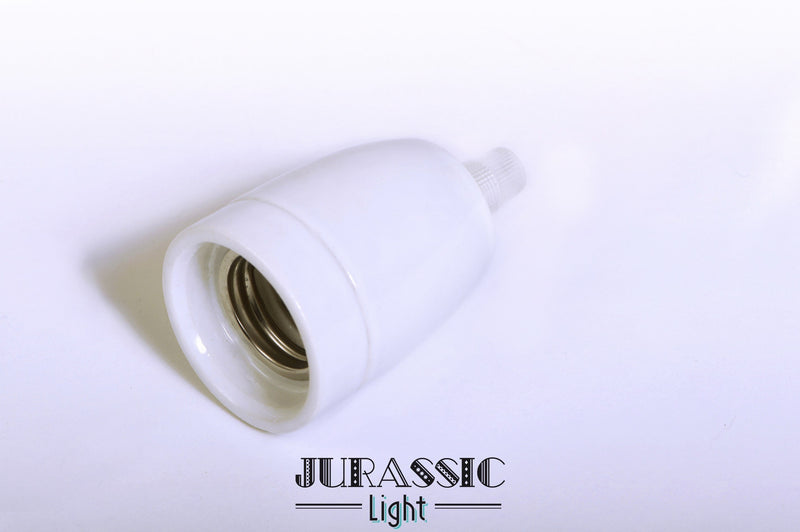 Douille porcelaine blanche - Jurassic-Light