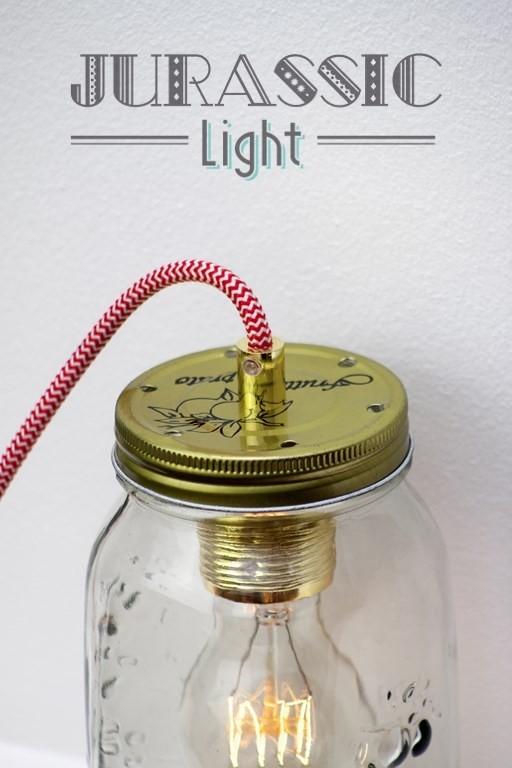 Lampe bocal vintage modèle JAR - Jurassic-Light