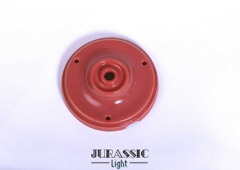 Rosace porcelaine rose - Jurassic-Light