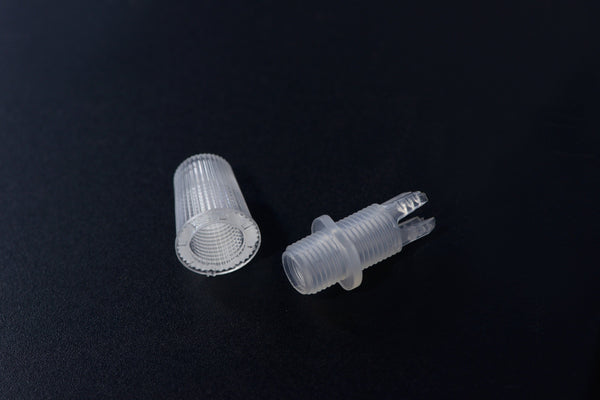 Serre-câble PVC transparent universel pour douille de lampe à pas de vis - Jurassic-Light